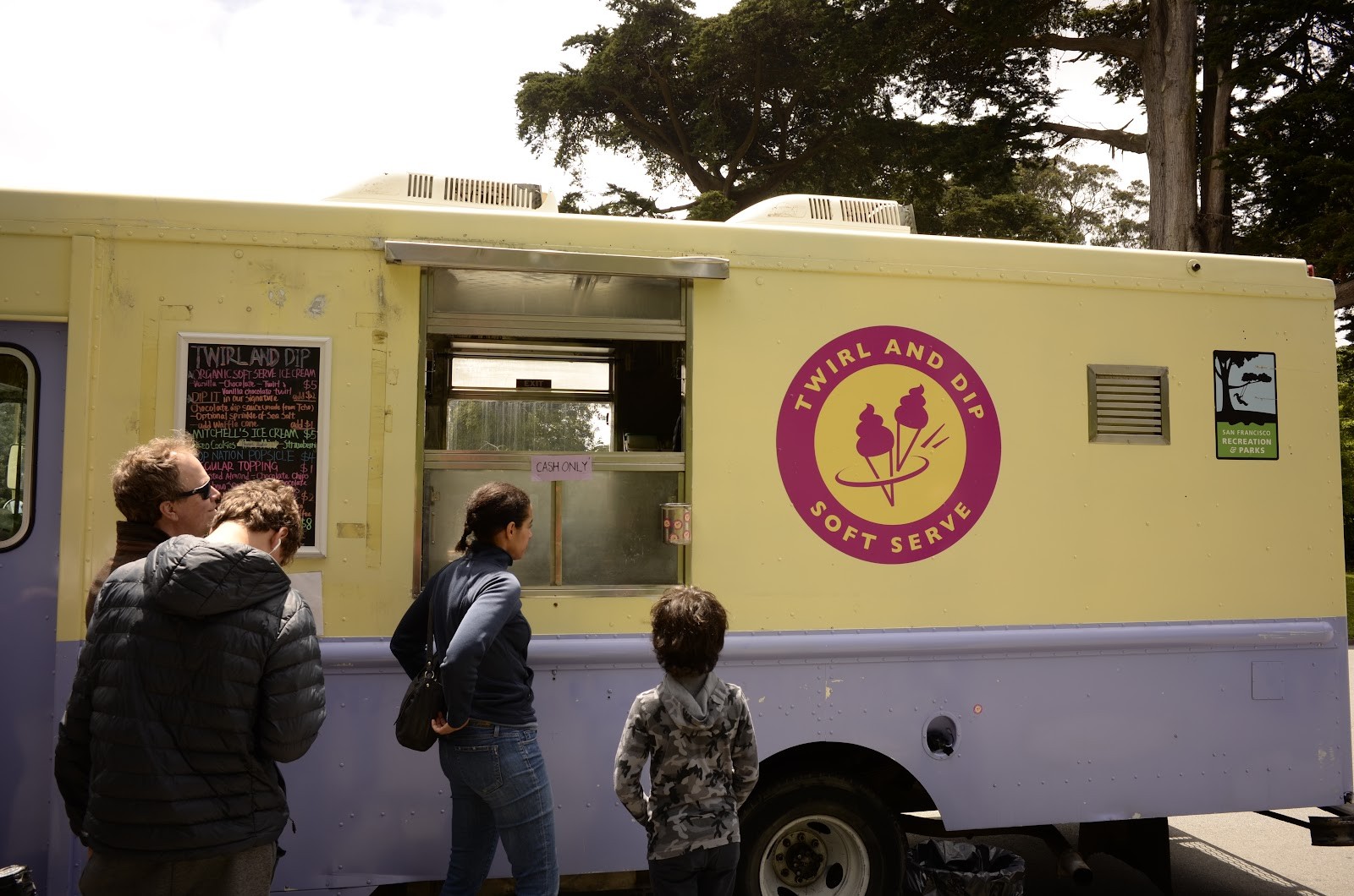 Twirl & Dip Soft Serve Ice Cream Truck: the place