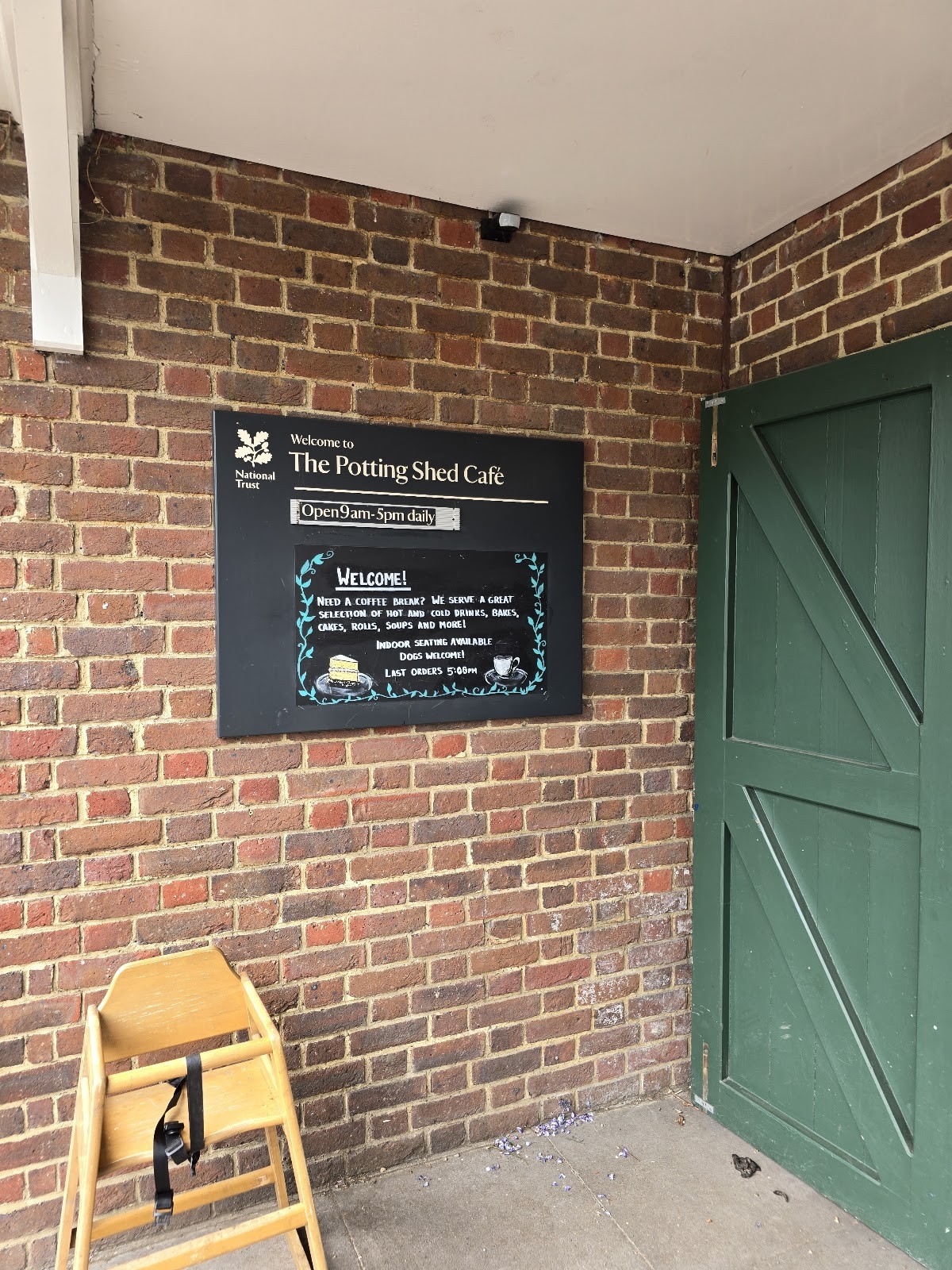 The Potting Shed Café: the place