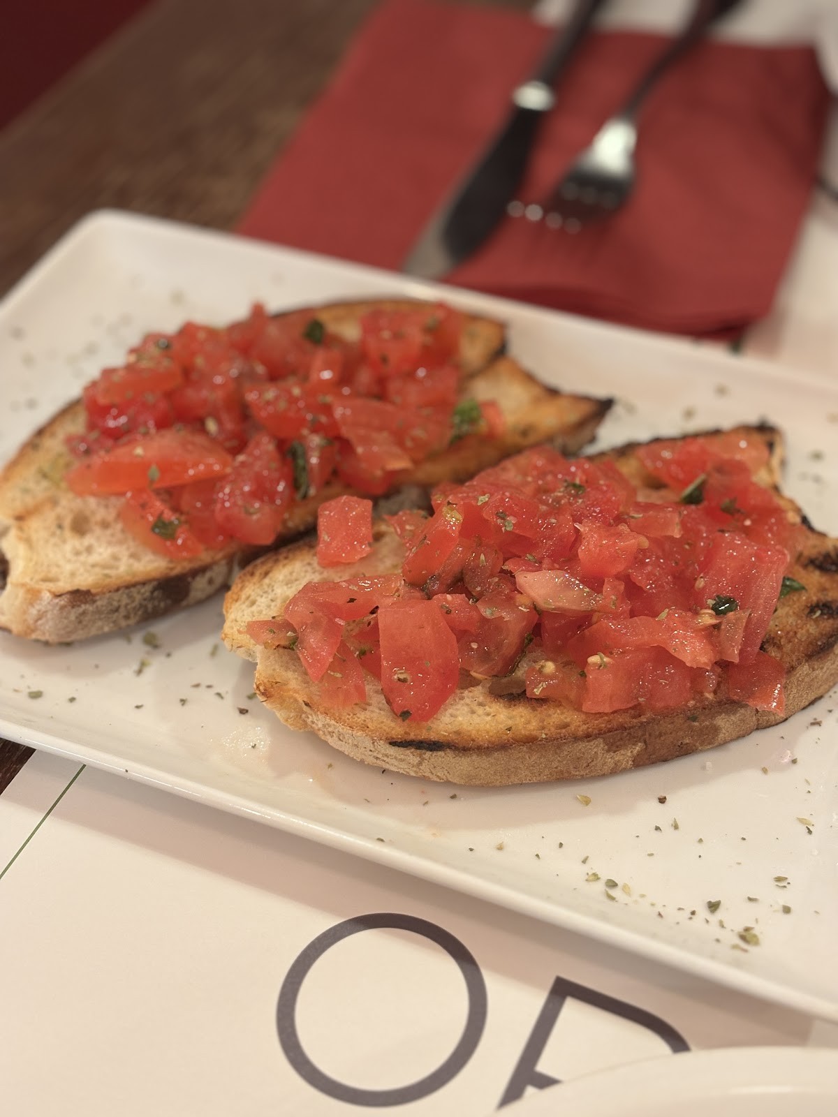 Origano Trevi: food & drinks