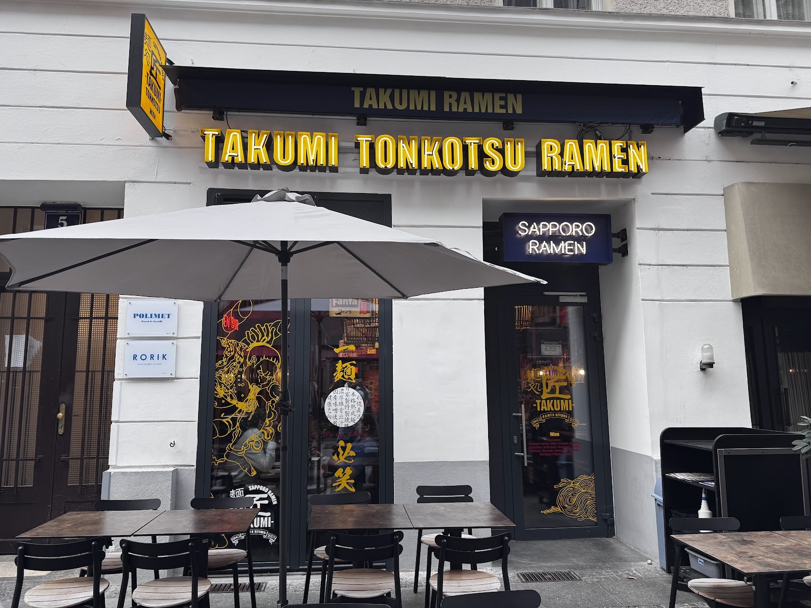 Takumi Wien Krugerstraße Tonkotsu: the place