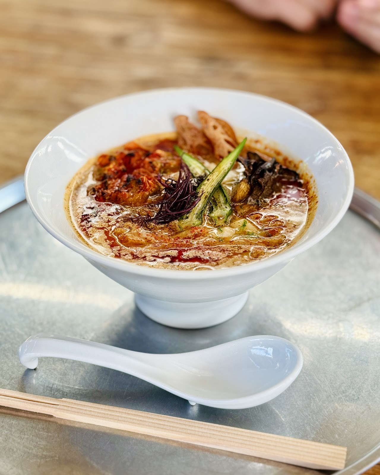 Vegan Ramen UZU Tokyo (inside teamLab Planets): food & drinks