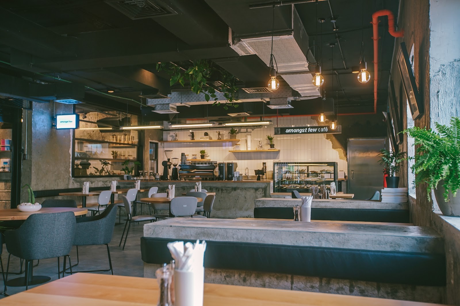 amongst few café: the place