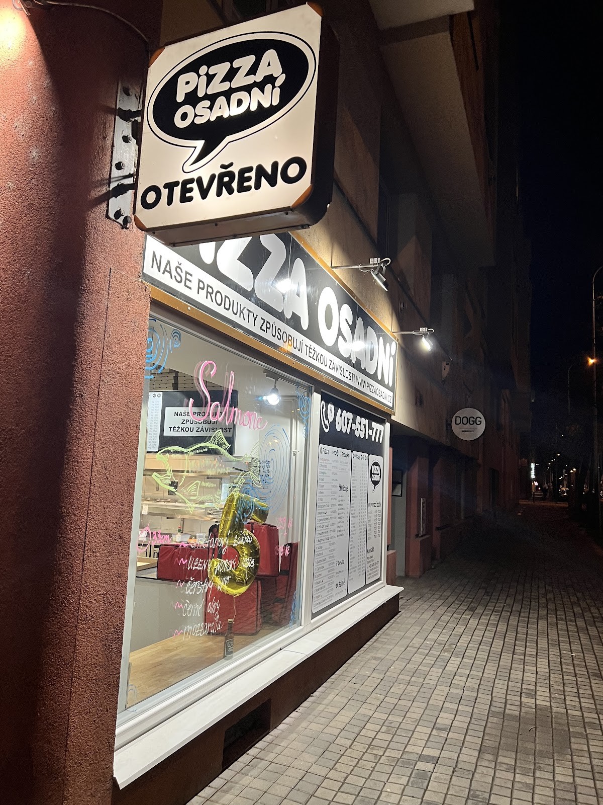 Pizza Osadní: the place