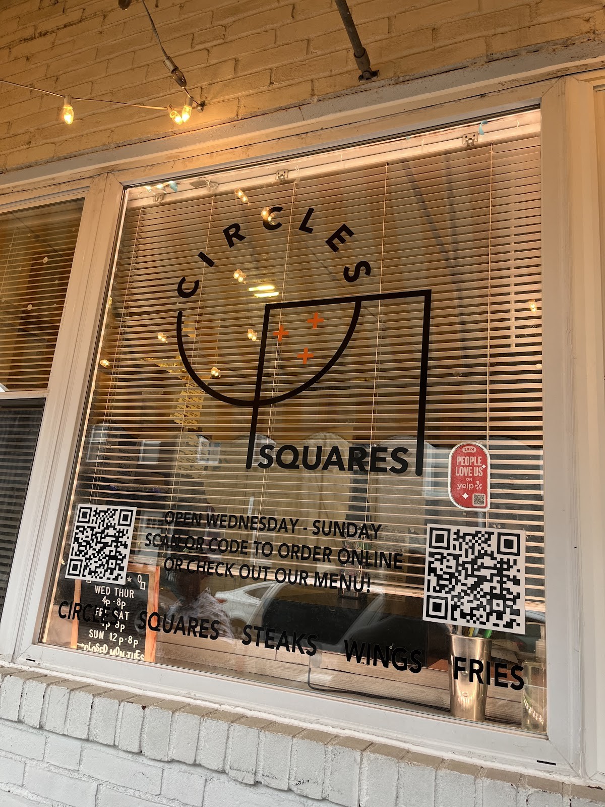 Circles and Squares: the place