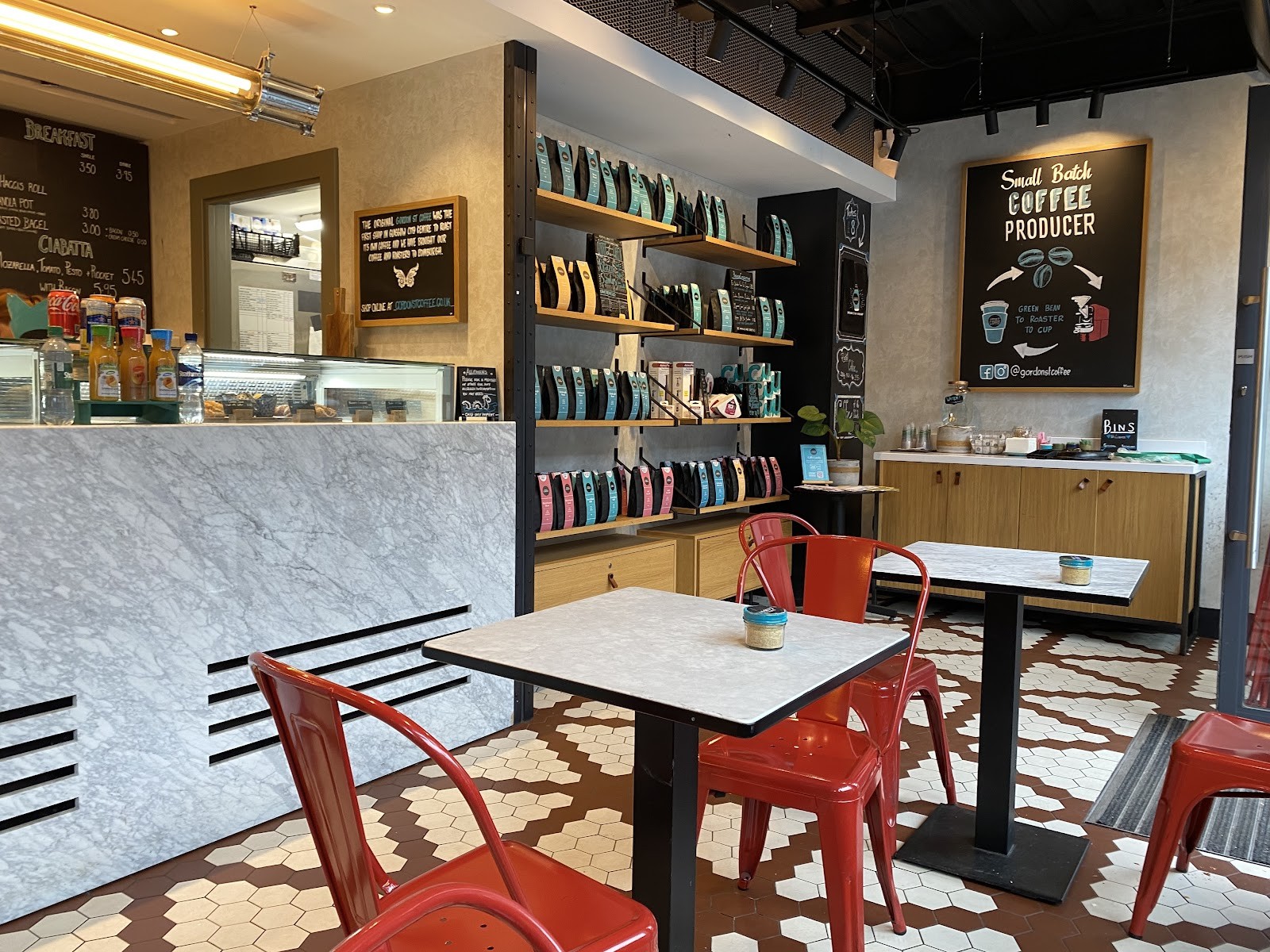 Gordon St Coffee Edinburgh: the place