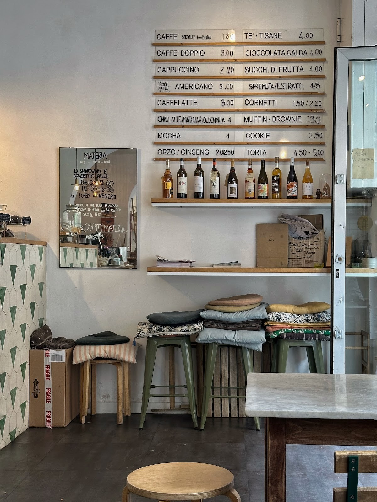 Materia Cafe: the place