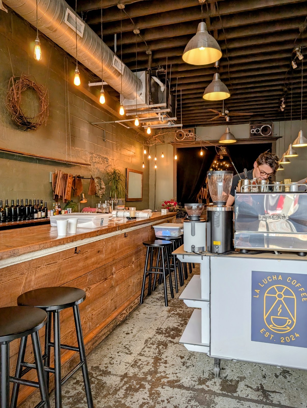 La Lucha Coffee: the place
