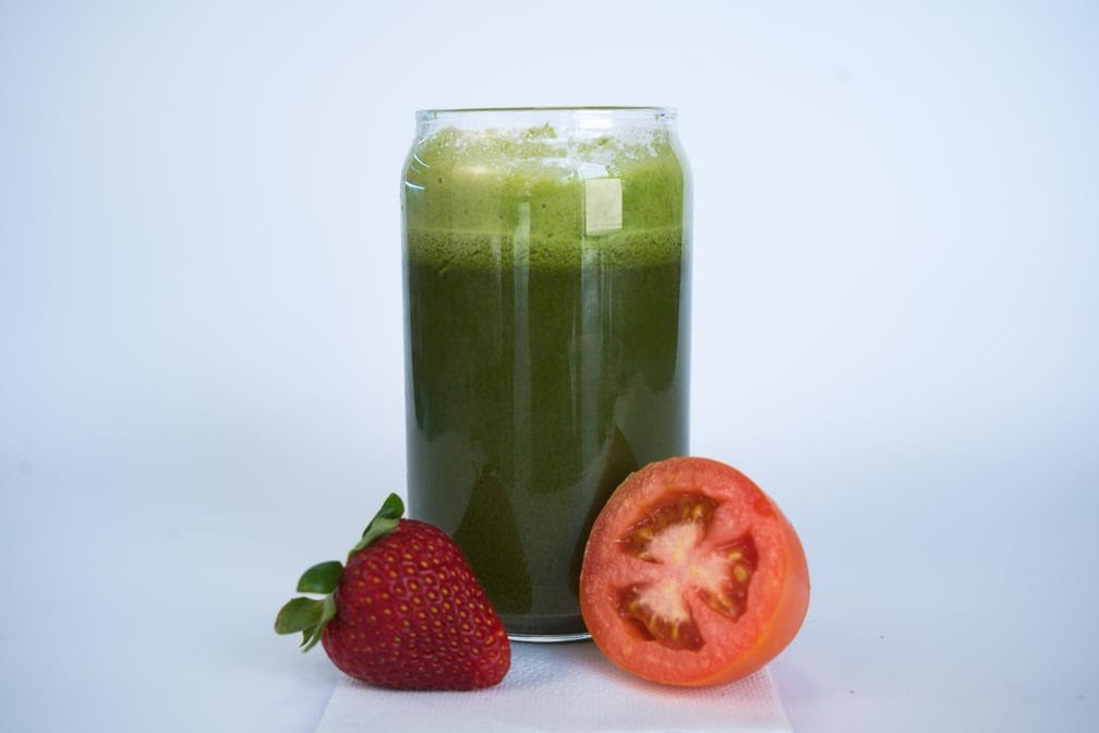 Glowing Plant-Based Eatery: food & drinks