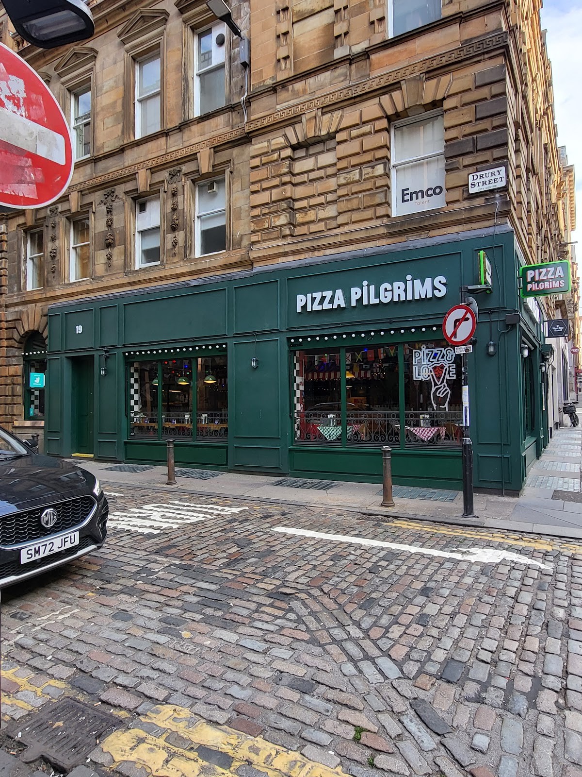 Pizza Pilgrims Glasgow: the place