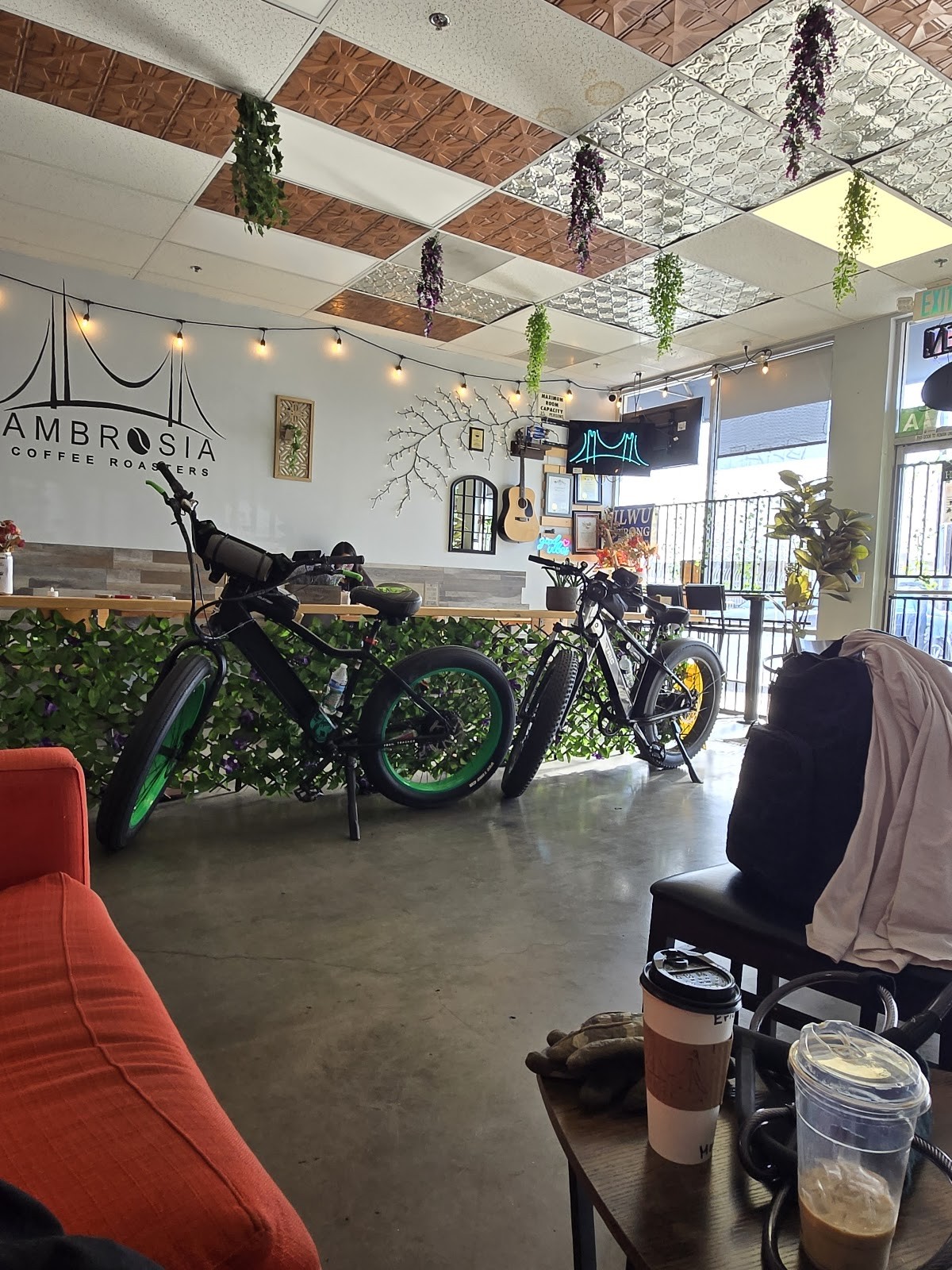 Ambrosia Coffee Roasters: the place