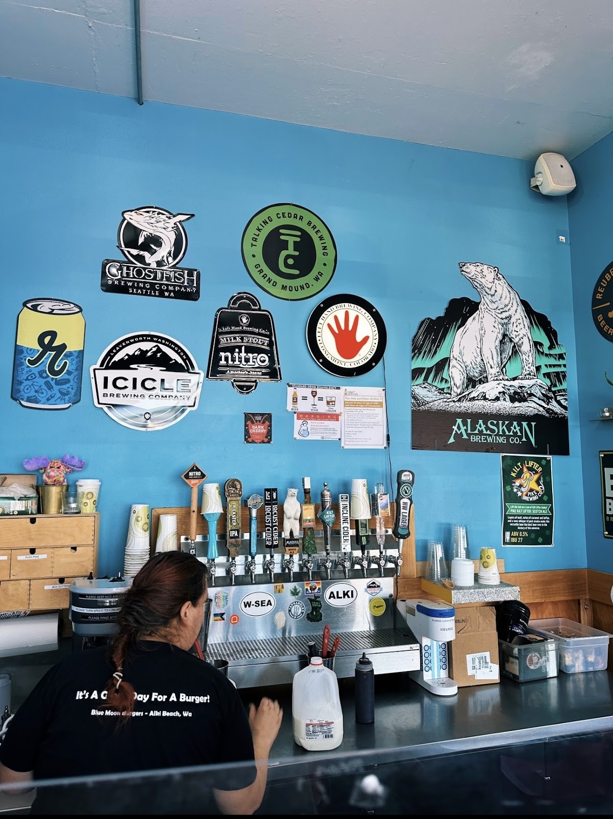 Blue Moon Burgers on Alki: the place