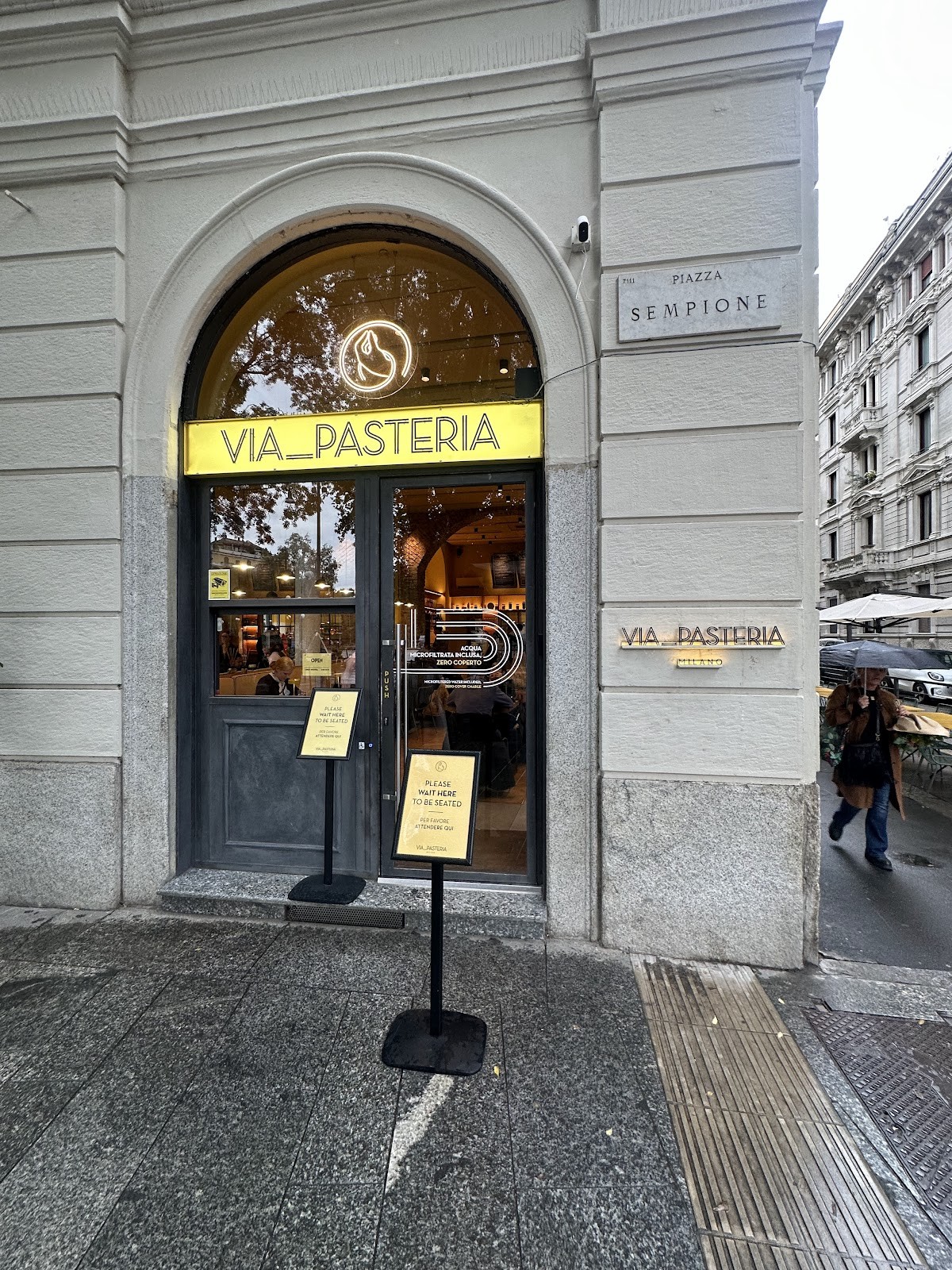 Via Pasteria - Corso Italia: the place