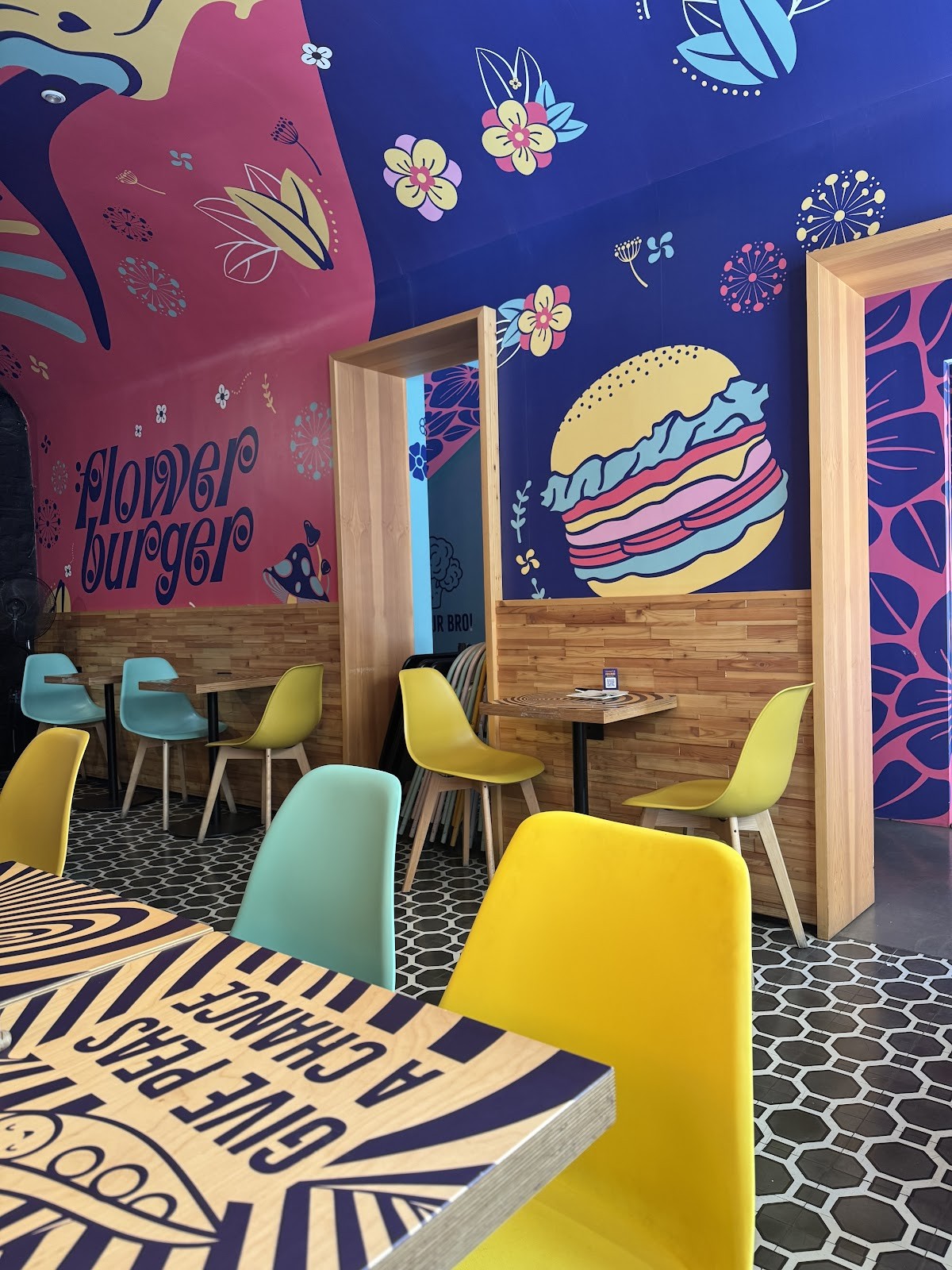 Flower Burger: the place