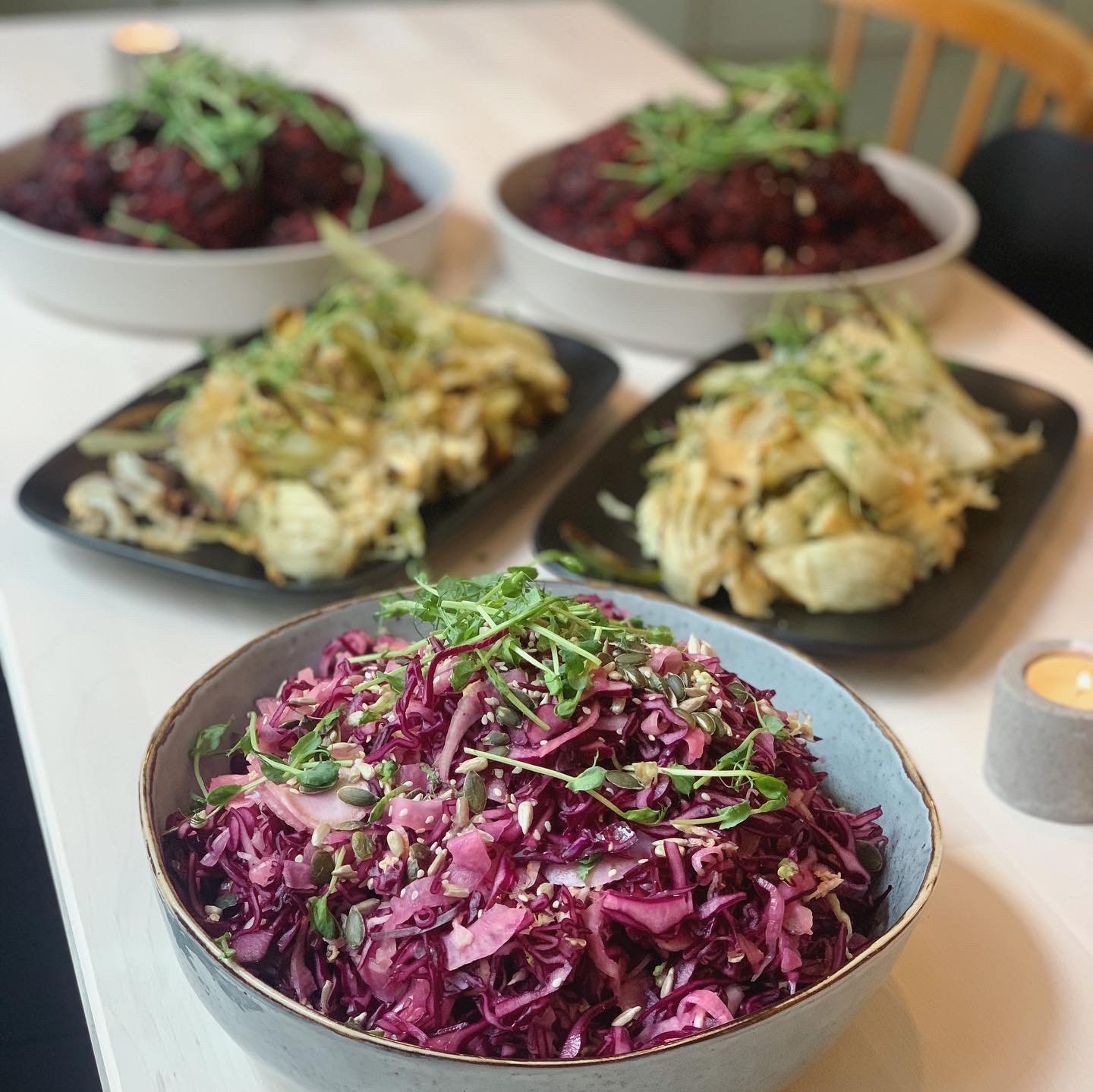 Systrarna Frö: food & drinks