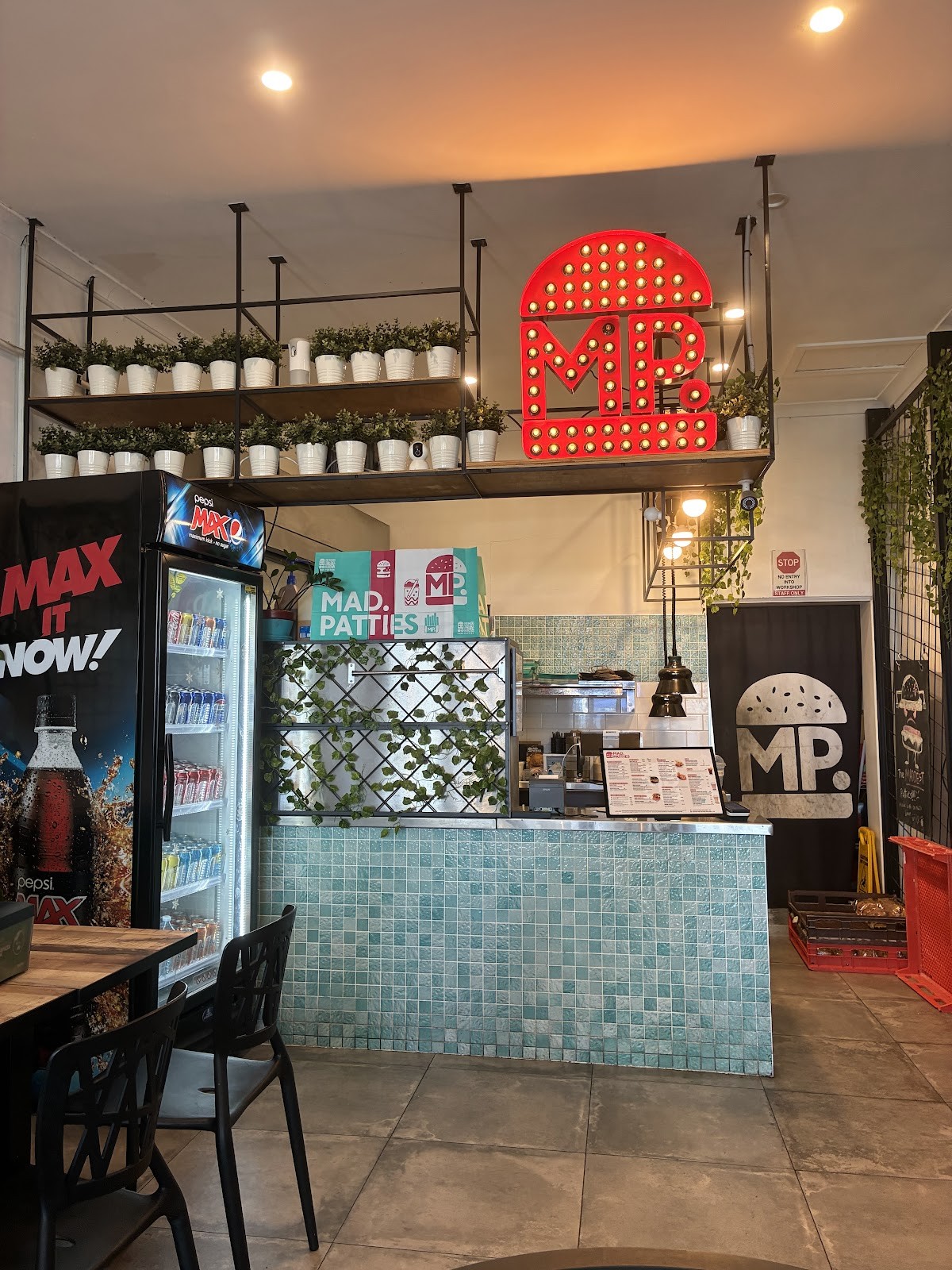 Mad Patties Mitcham: the place