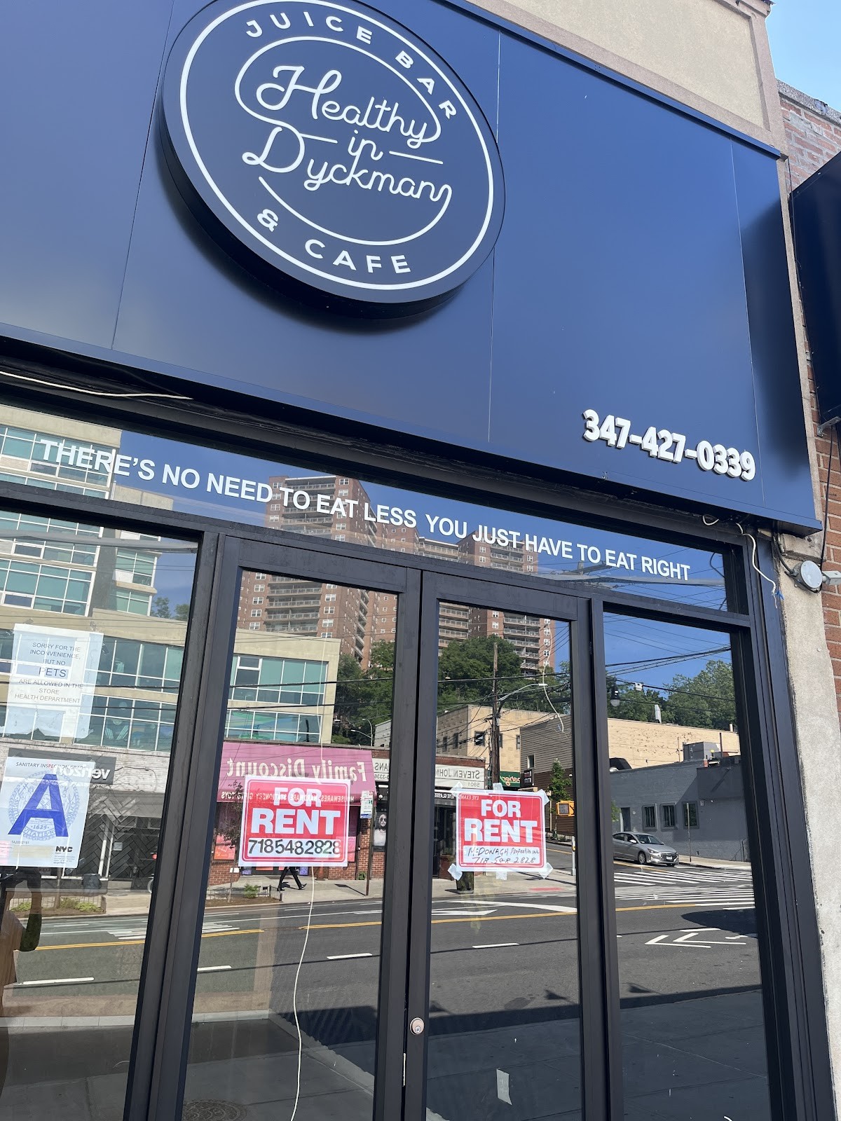 Healthy In Dyckman Juice Bar & Cafe: the place