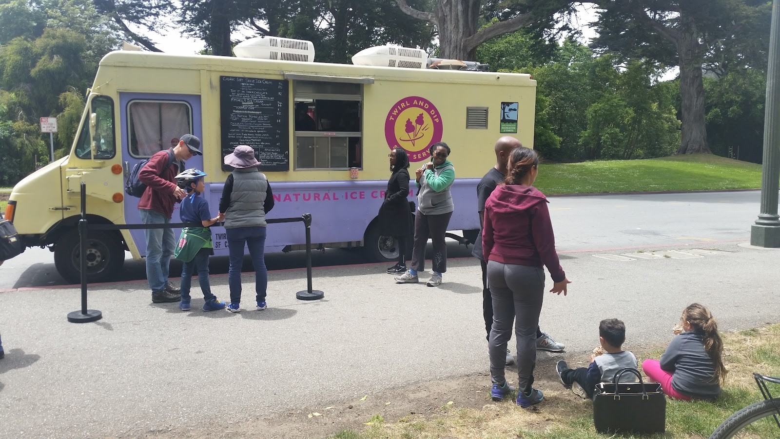 Twirl & Dip Soft Serve Ice Cream Truck: the place