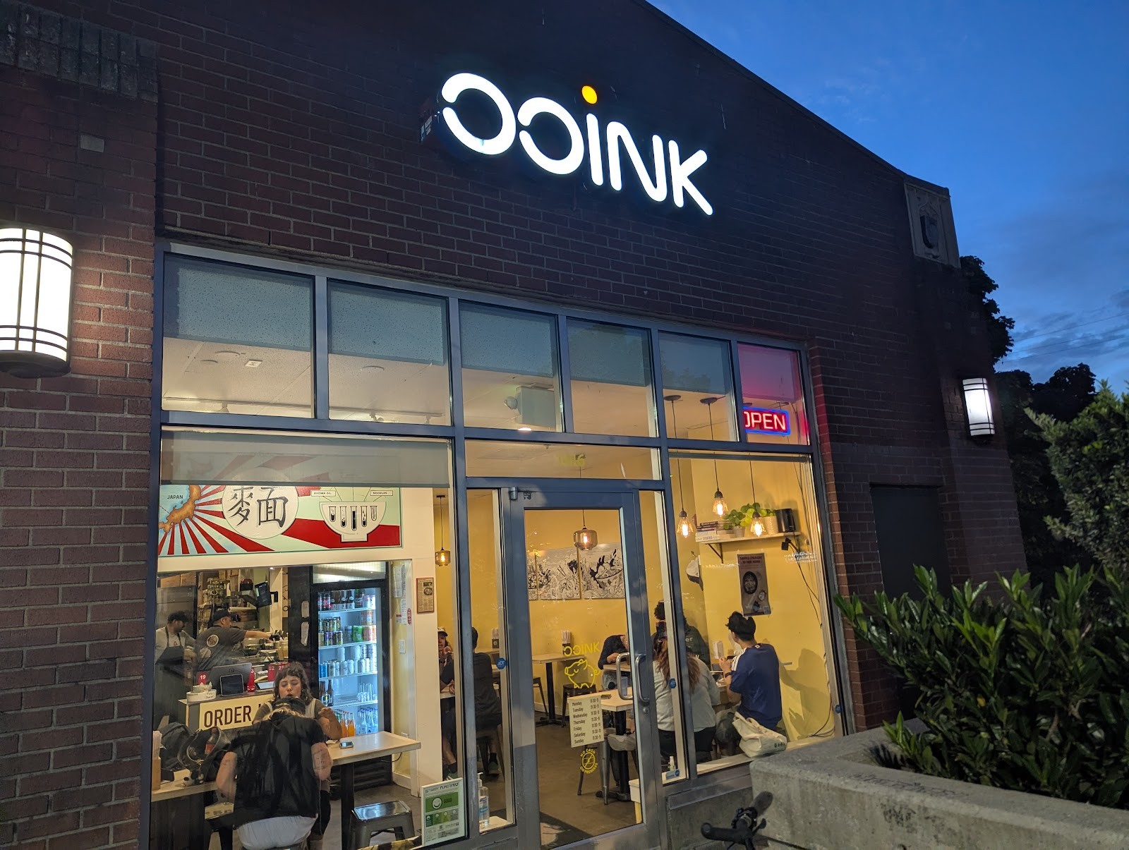 Ooink Capitol Hill: the place