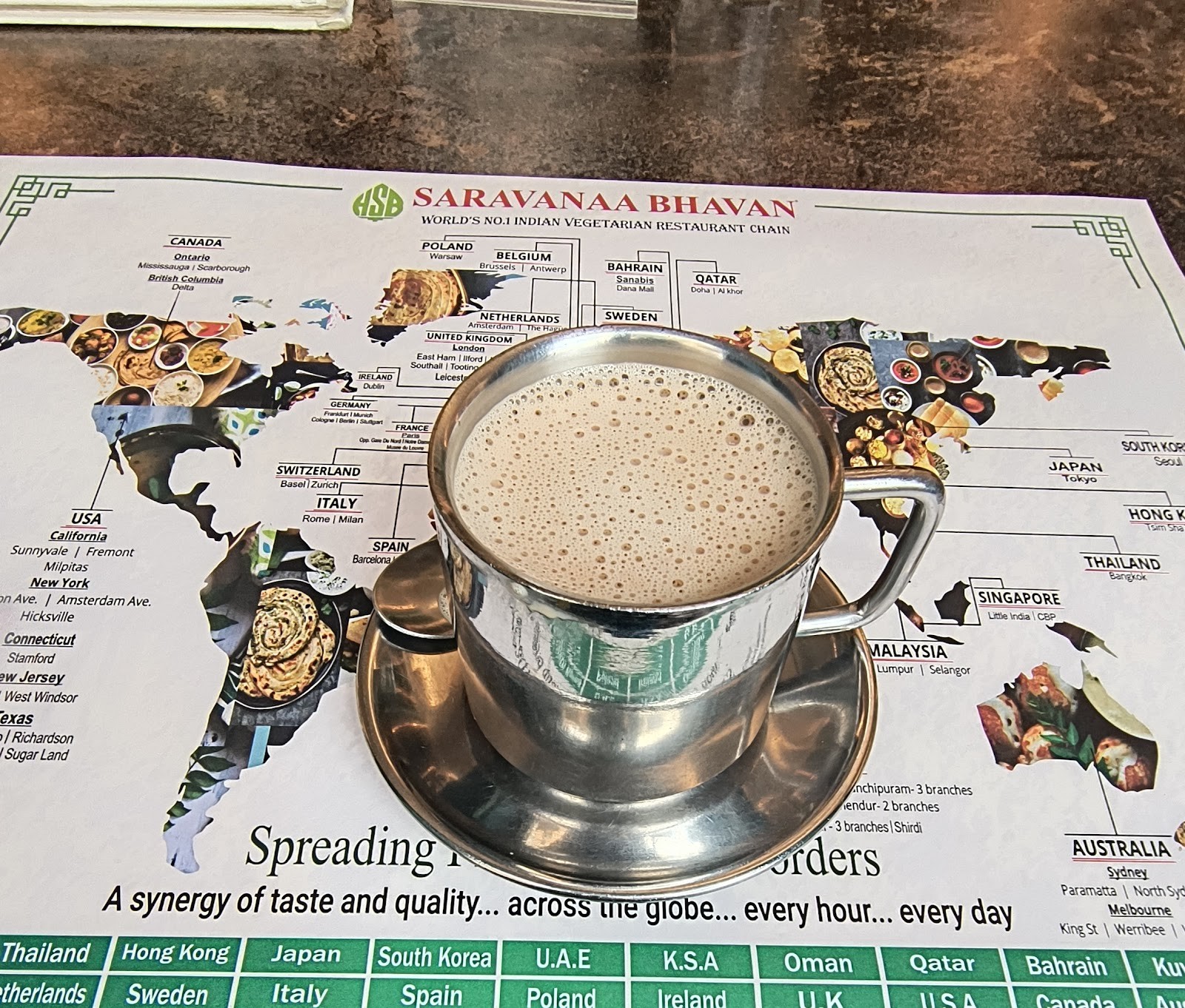 Saravanaa Bhavan: food & drinks
