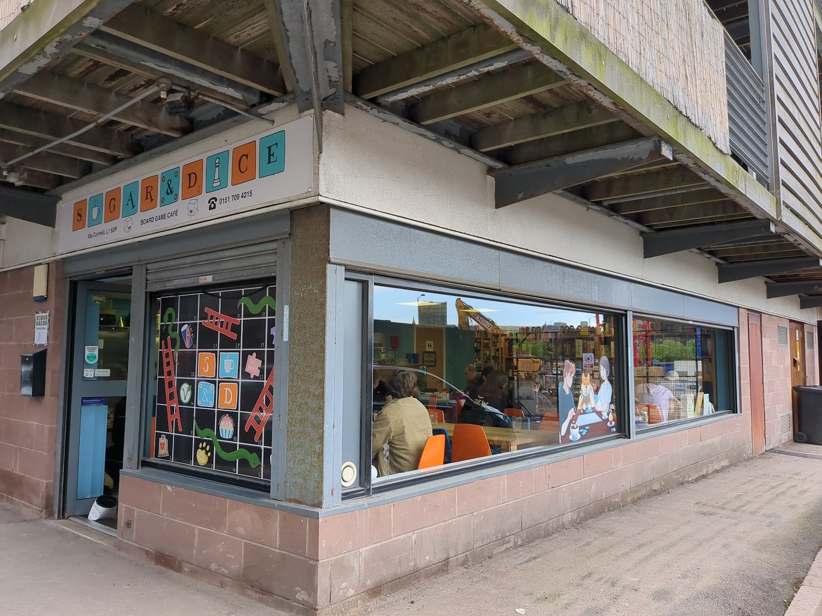 Sugar and Dice Board Game Café: the place