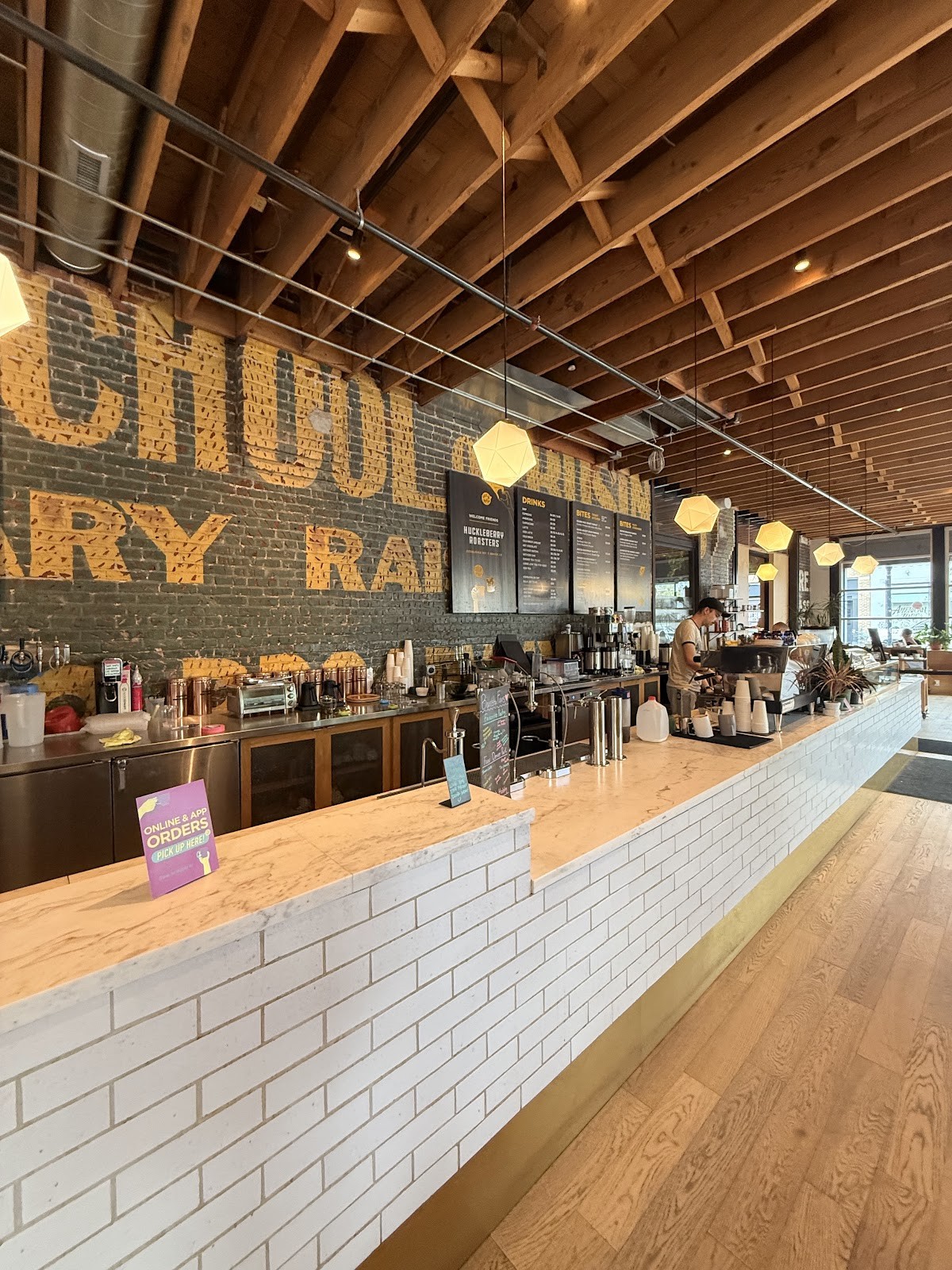 Huckleberry Roasters: the place