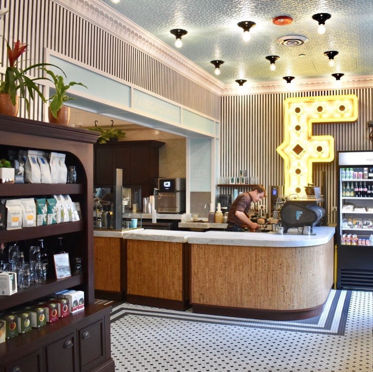 Fairgrounds Craft Coffee and Tea: the place