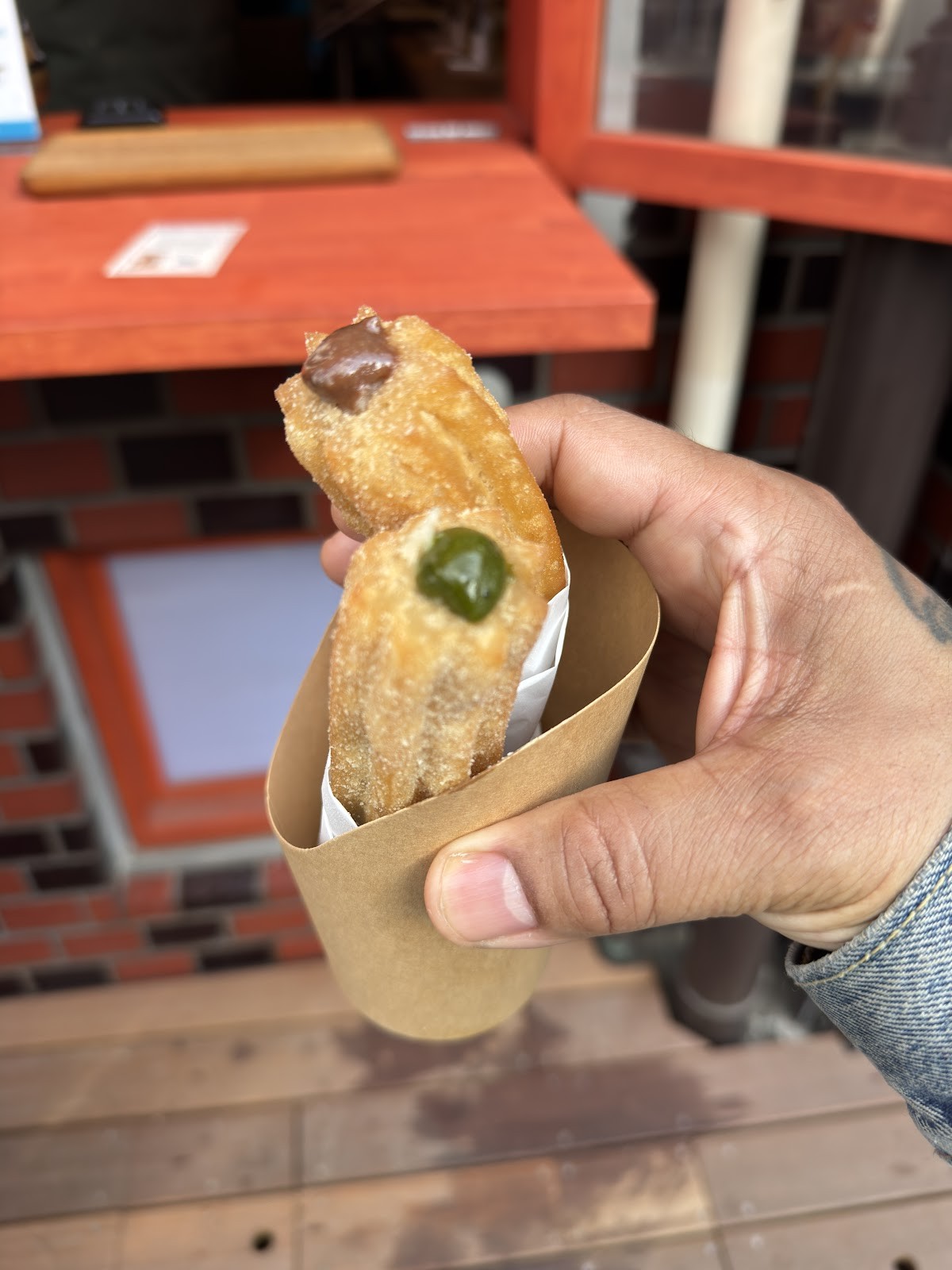 G'DAY Vegan Churros: food & drinks