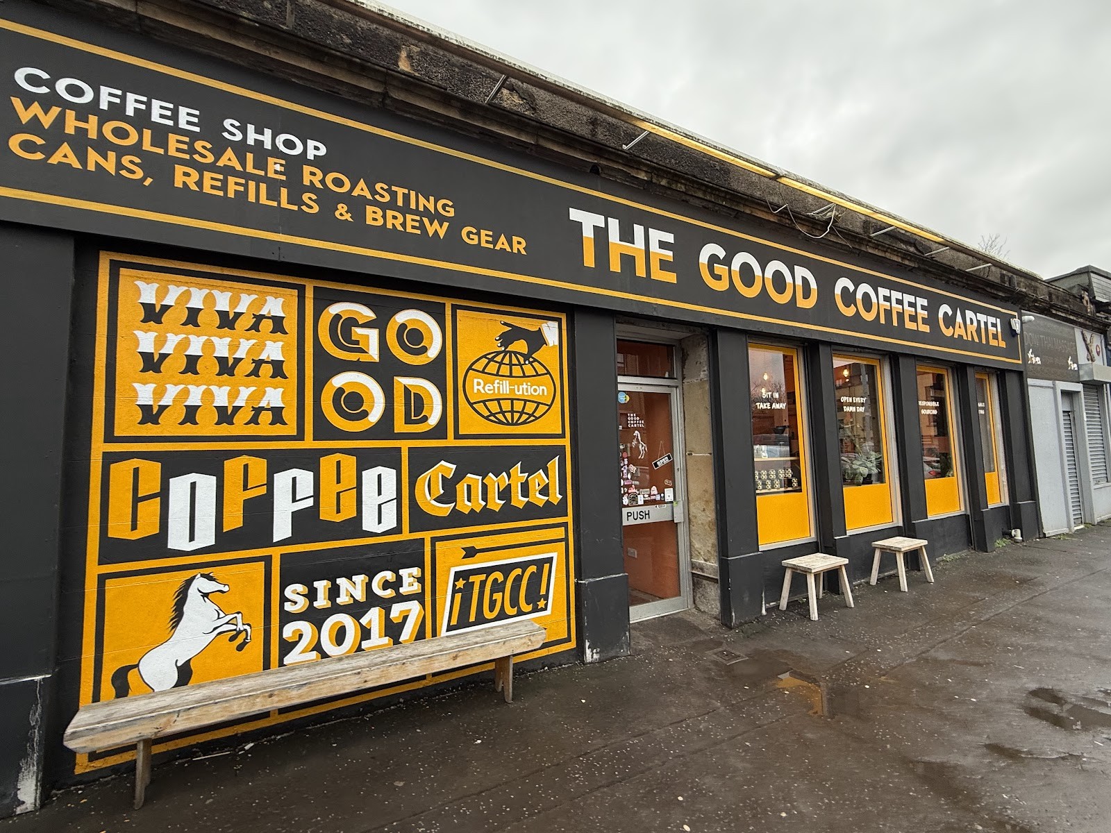 The Good Coffee Cartel: the place