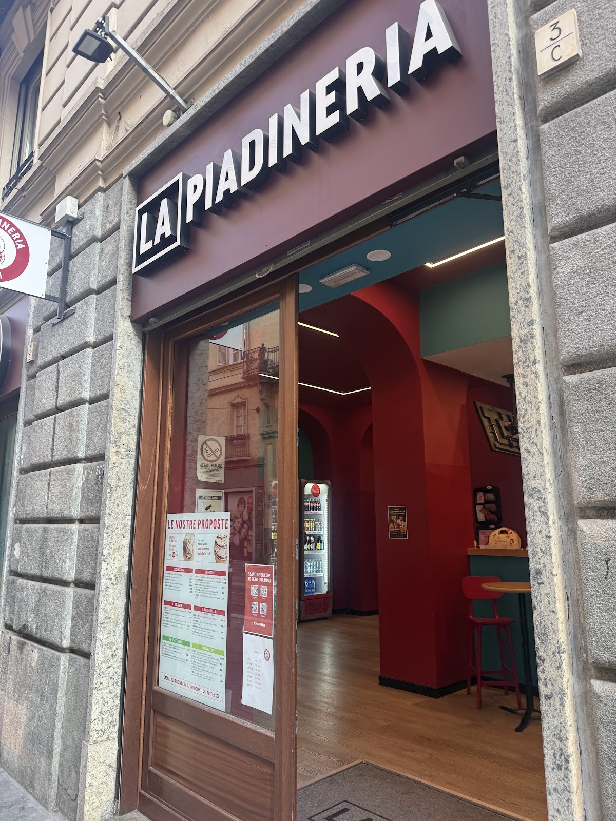 La Piadineria: the place