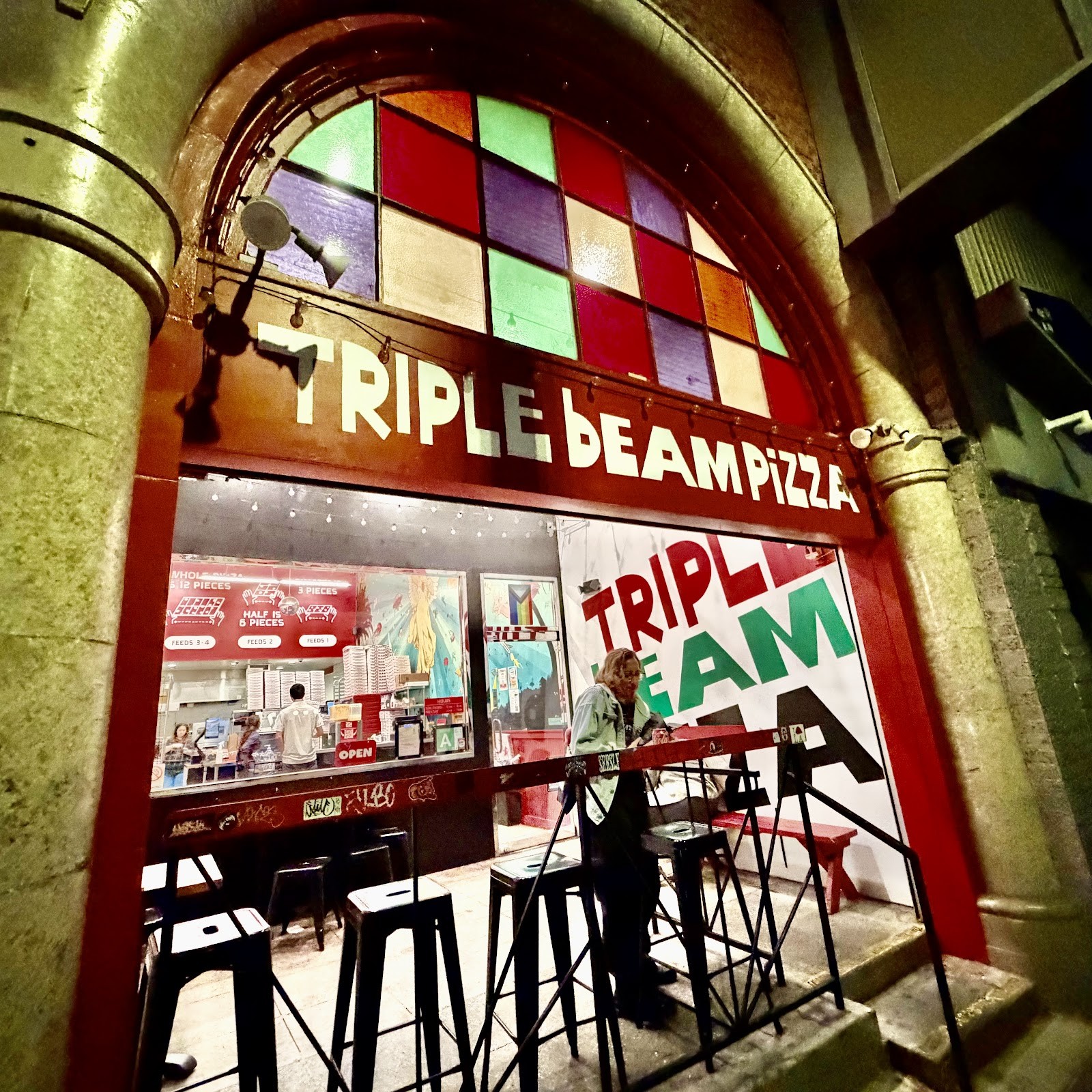 Triple Beam Pizza: the place