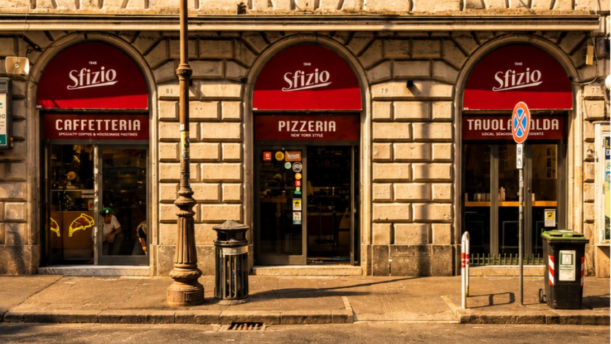 Sfizio Pizzeria: the place