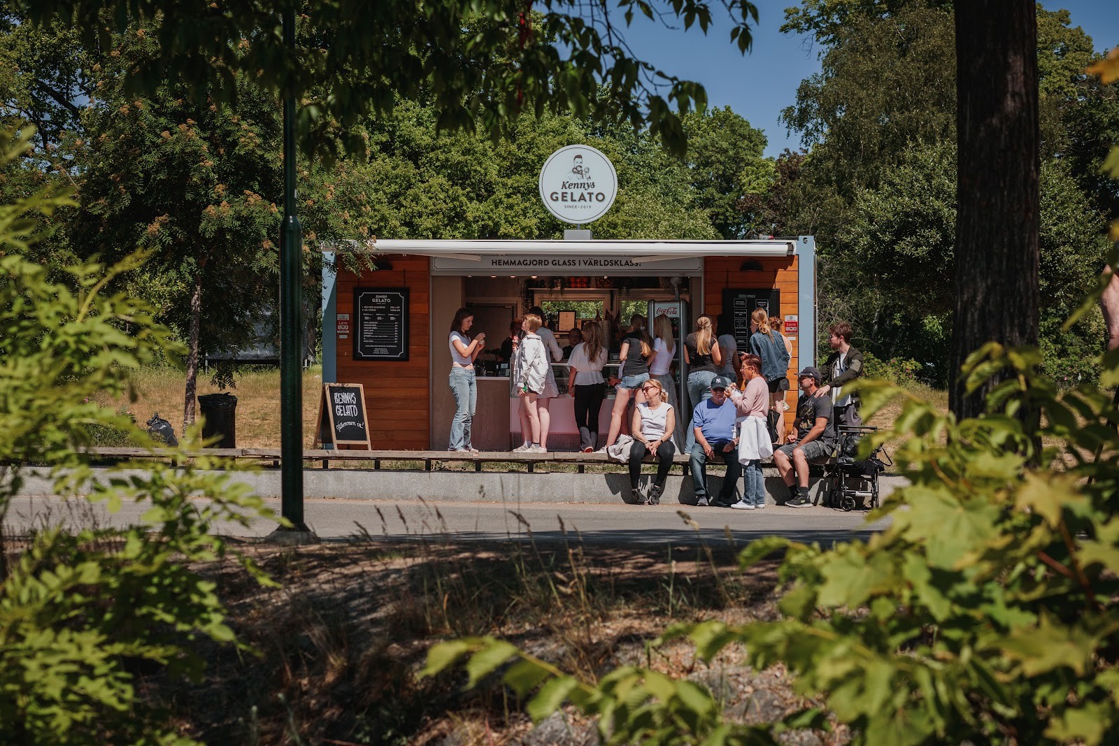 Kennys Gelato Djurgården: the place