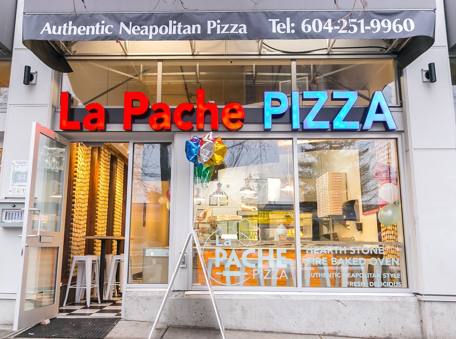 La Pache Pizza Commercial Drive: the place