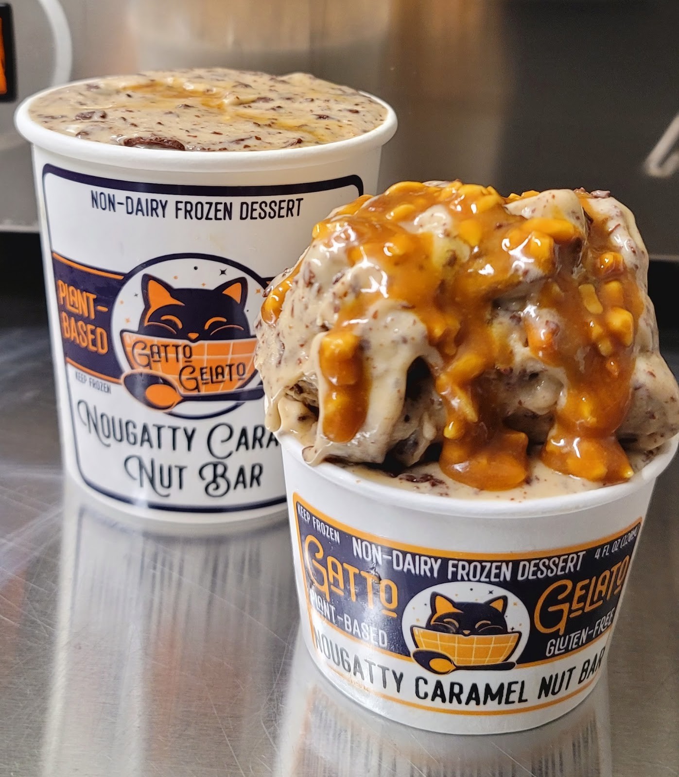 Gatto Gelato: food & drinks