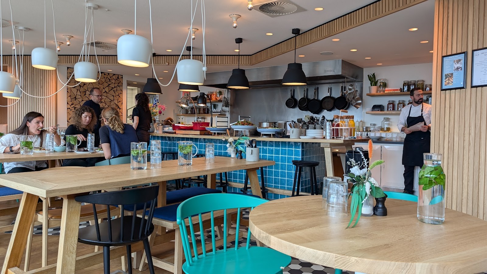 The Living Kitchen: Rooftop Restaurant and Bar by Zoku Amsterdam: the place