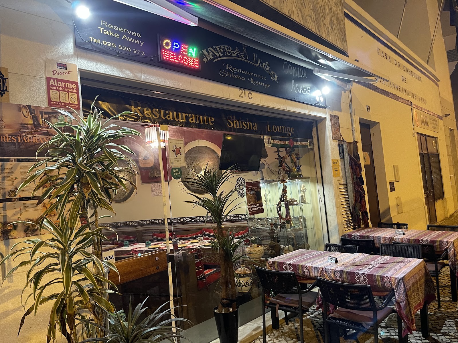 Jafra Restaurante & Shisha Lounge: the place