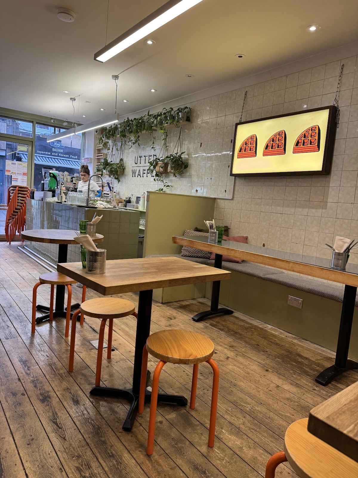 Utter Waffle Balham: the place