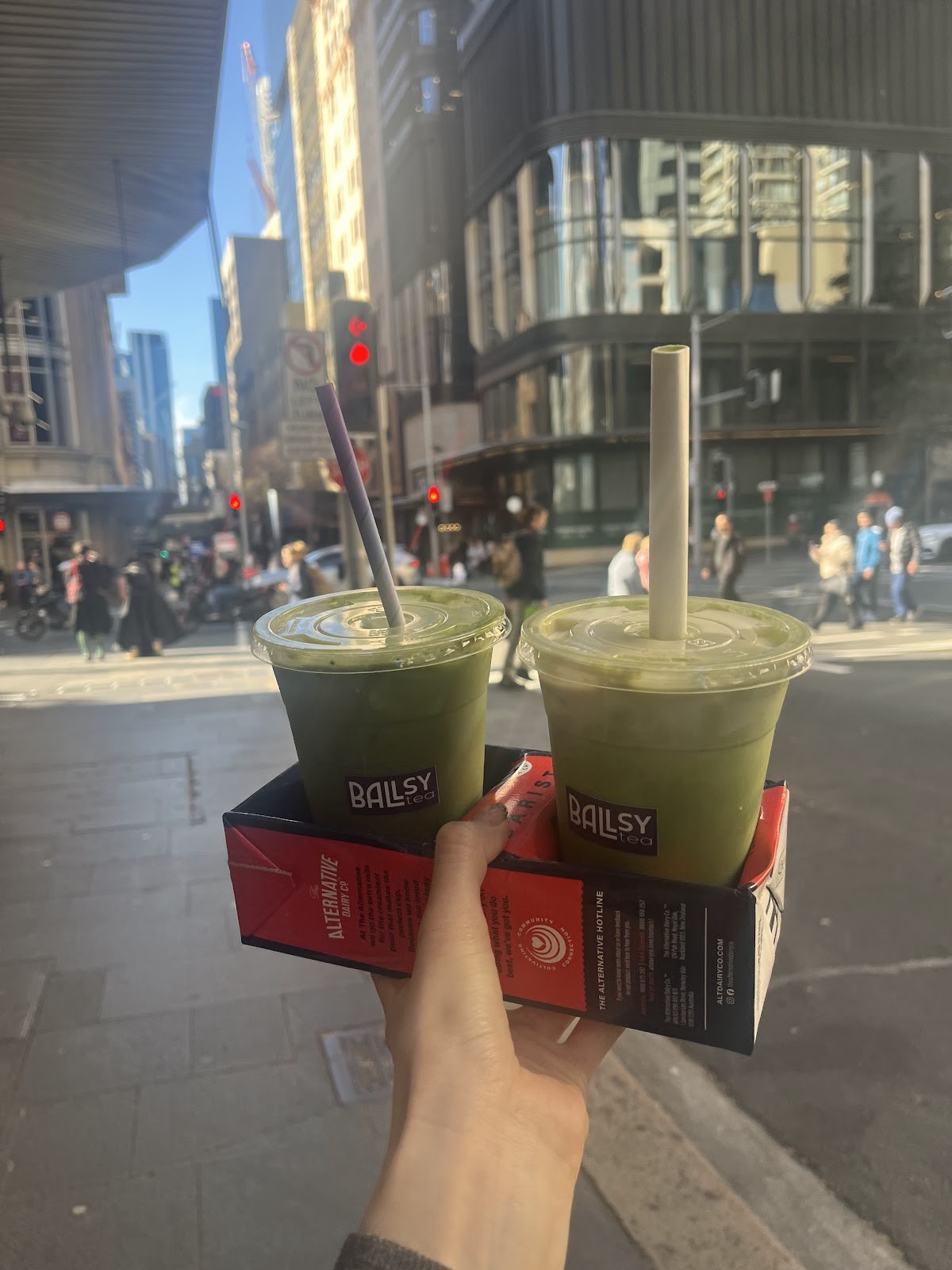 Ballsy Tea: food & drinks