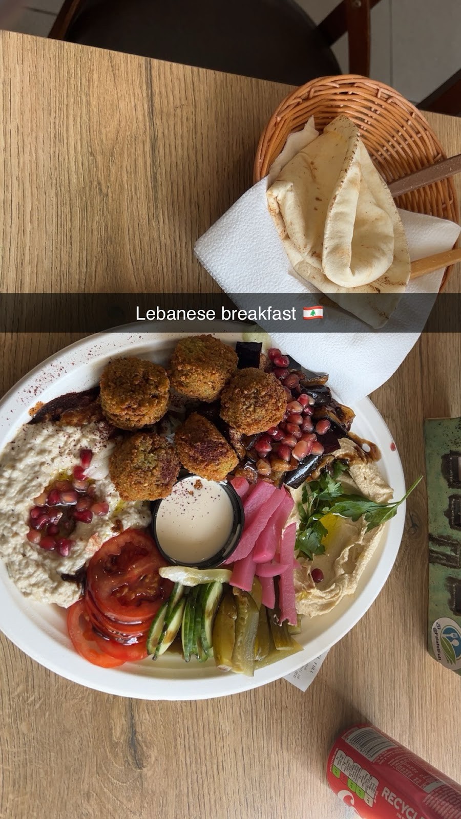 Falafel Full hummus falafel: food & drinks