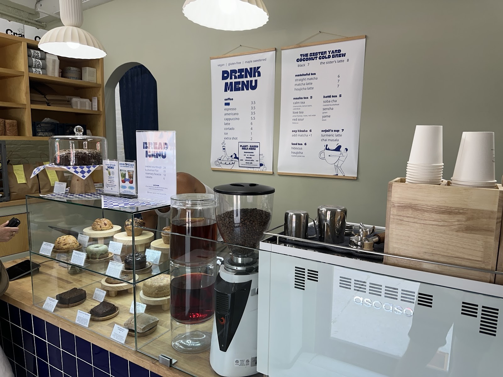 Sixteen Mill Bakeshop (window service): the place