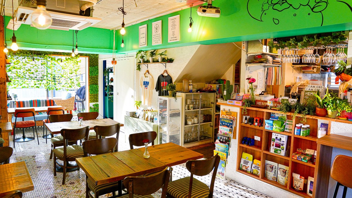 Hemp Cafe Tokyo: the place