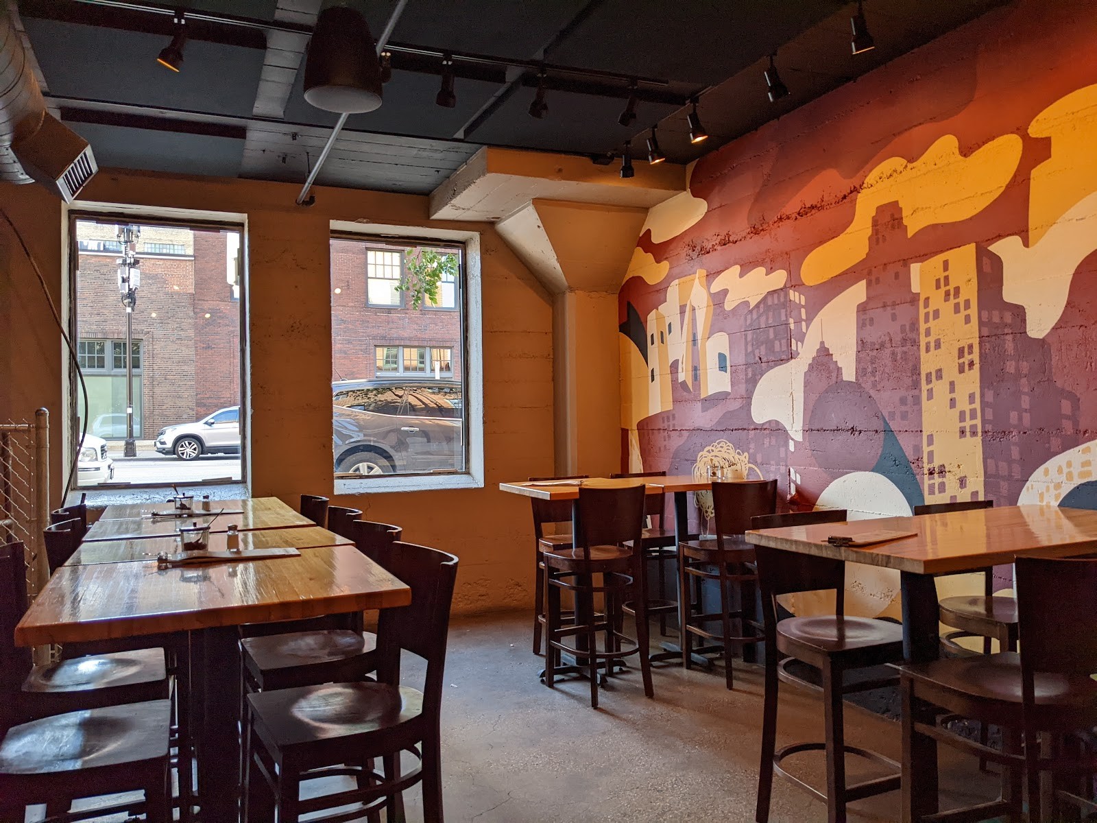 Black Sheep Coal Fired Pizza: the place