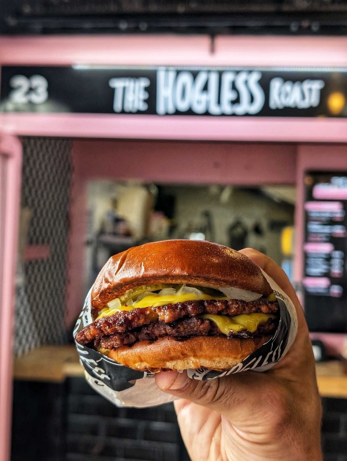 The Hogless Roast: food & drinks