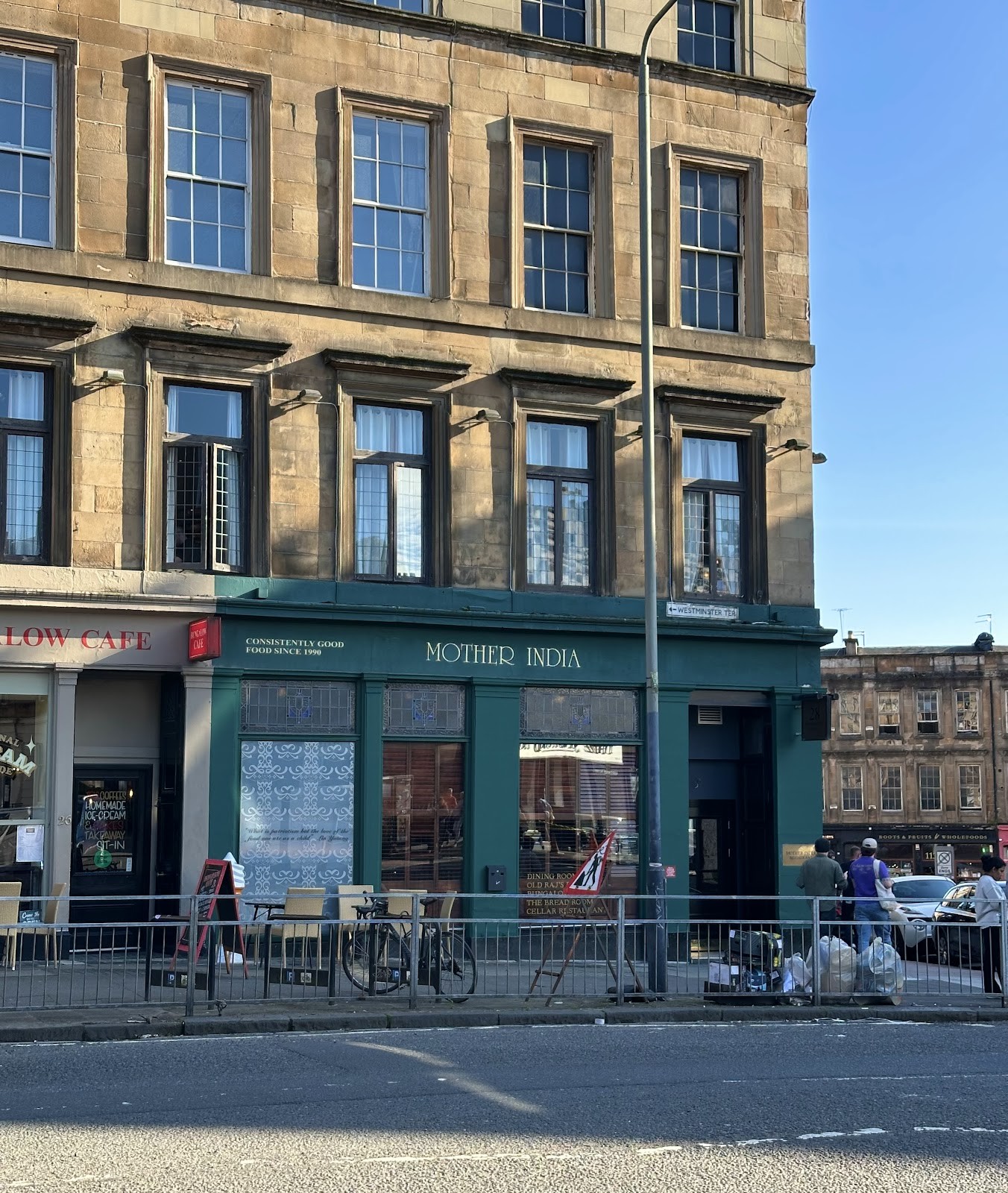 Mother India - Westminster Terrace: the place