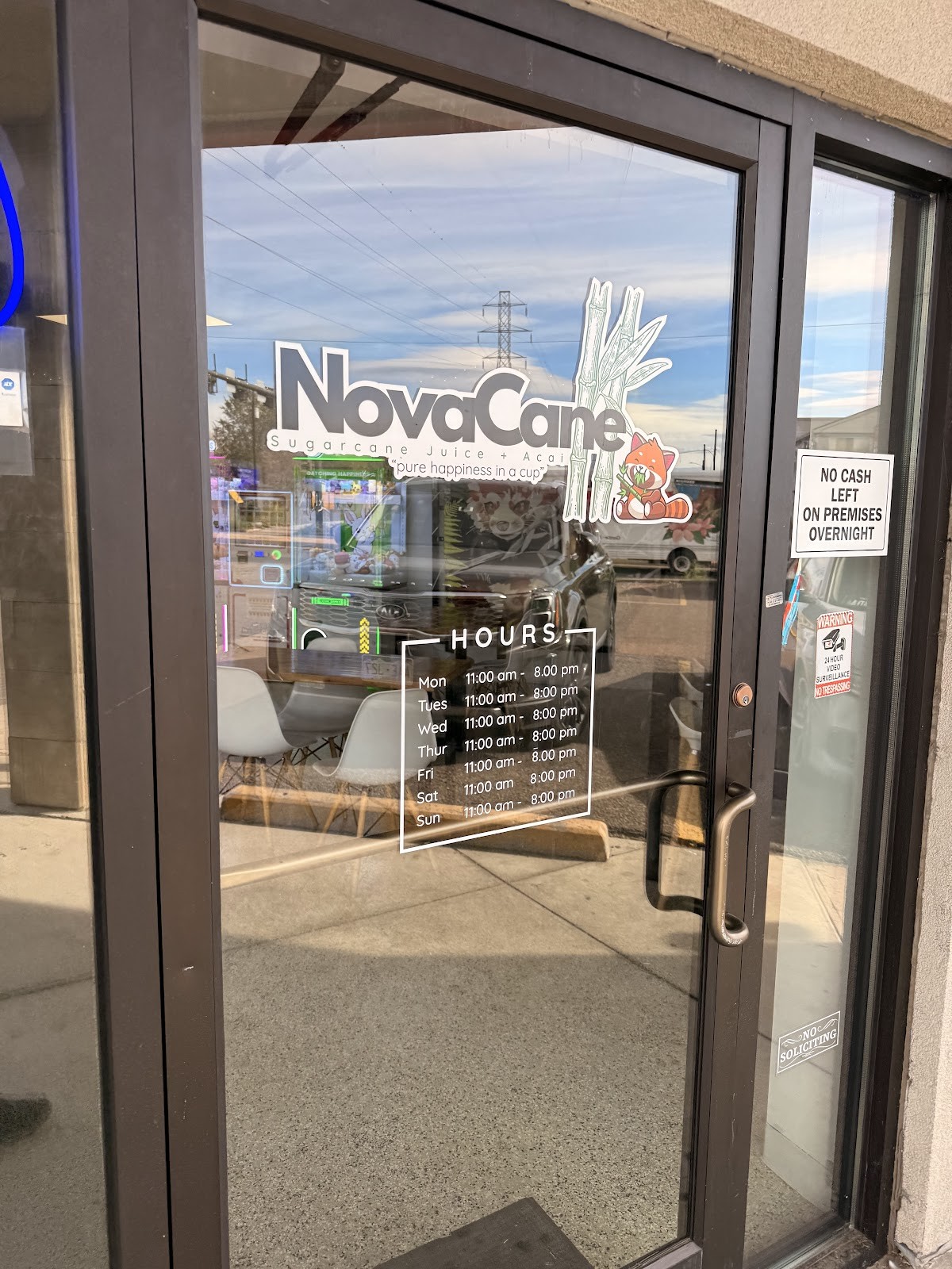 NovaCane Sugarcane Juice + Acai: the place