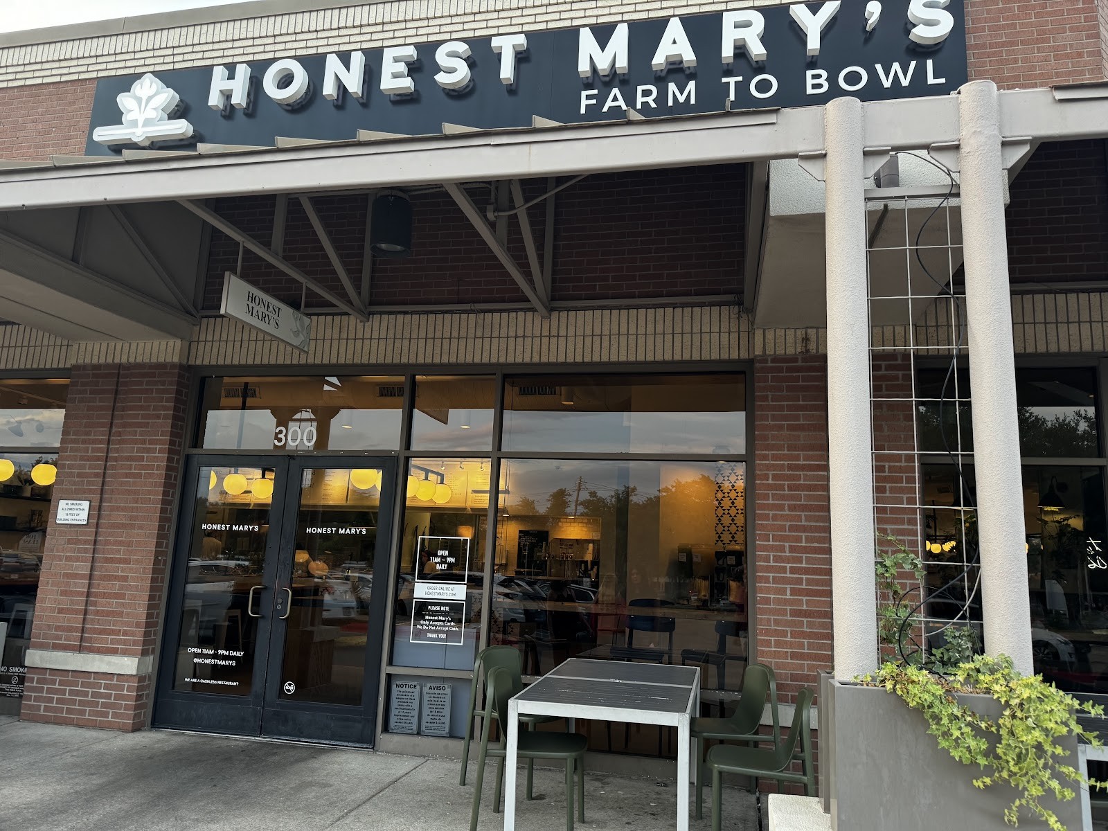 Honest Mary's: the place