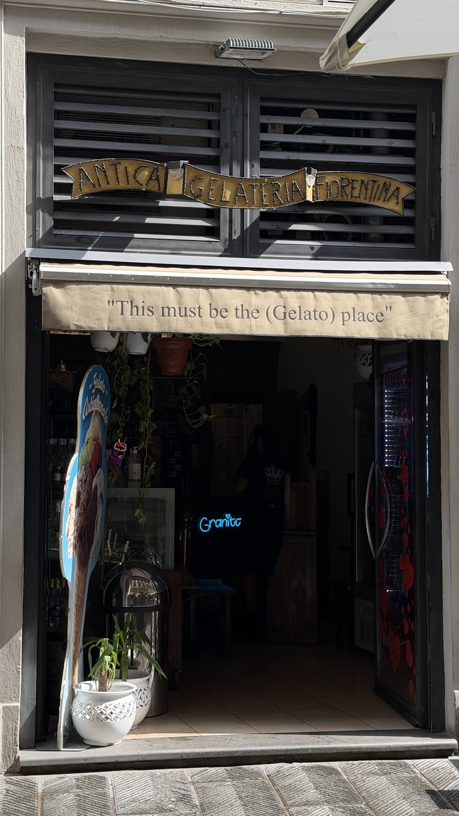 Antica Gelateria Fiorentina: the place