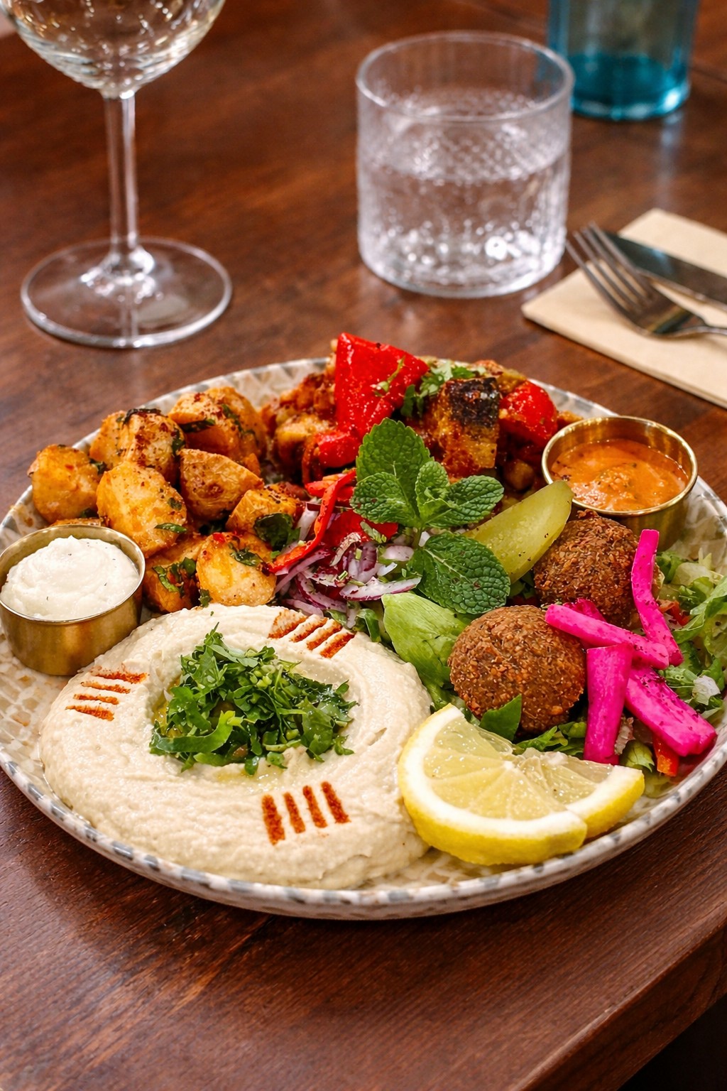 Lamaya Bristol: food & drinks