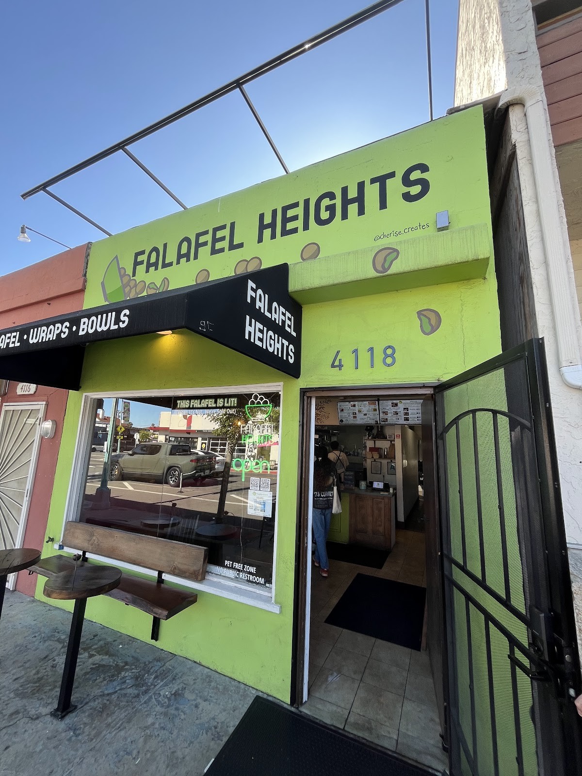 Falafel Heights: the place