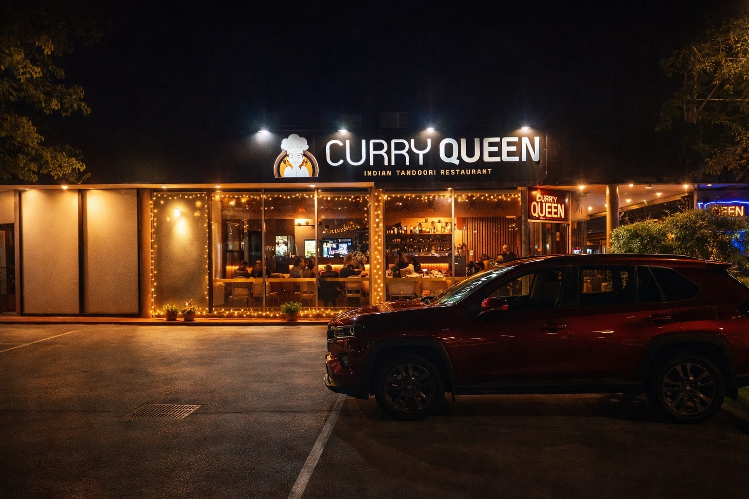 Curry Queen Tandoori: the place